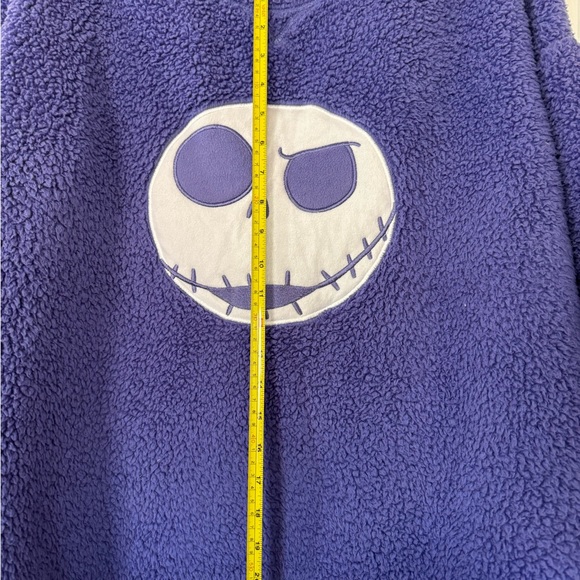 Disney The Nightmare Before Christmas Jack Skellington purple Plush pj top - Picture 8 of 8